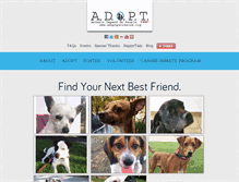 Tablet Screenshot of adoptpetrescue.org